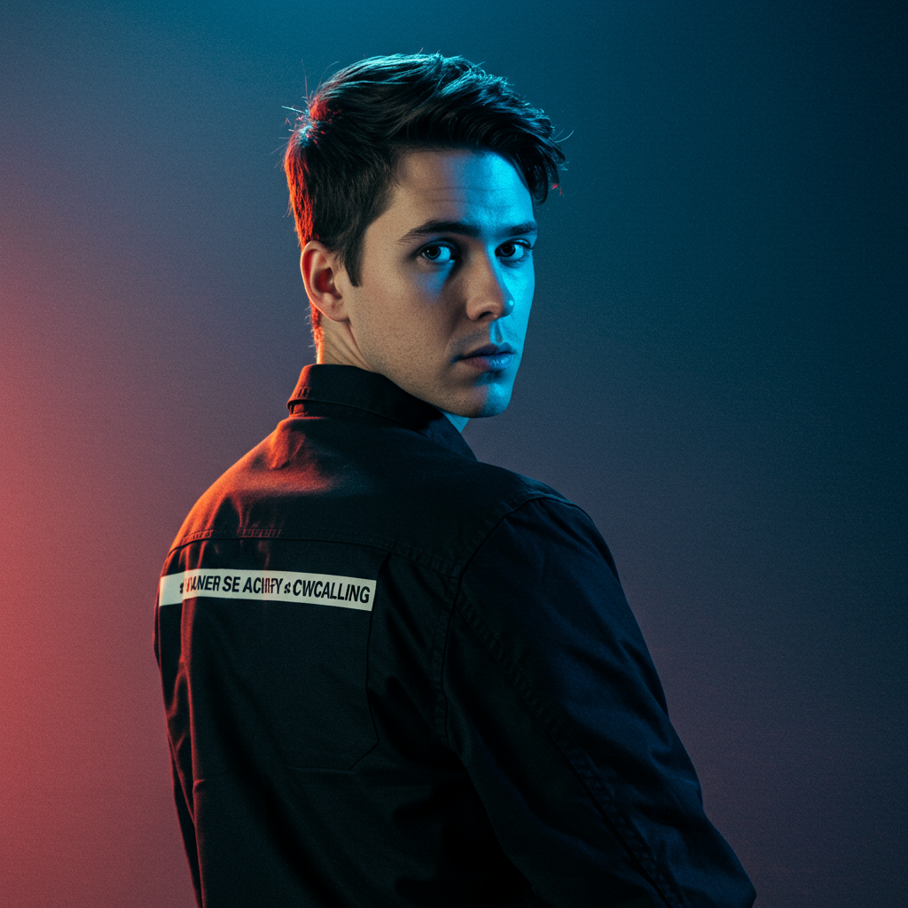 Showcaller at a production console during a complex live event.