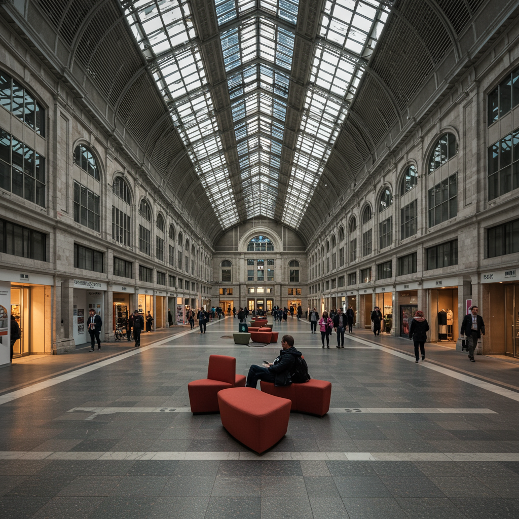 Visual comparison of the exteriors of NEC Birmingham and Manchester Central, representing the strategic choice for event organizers.