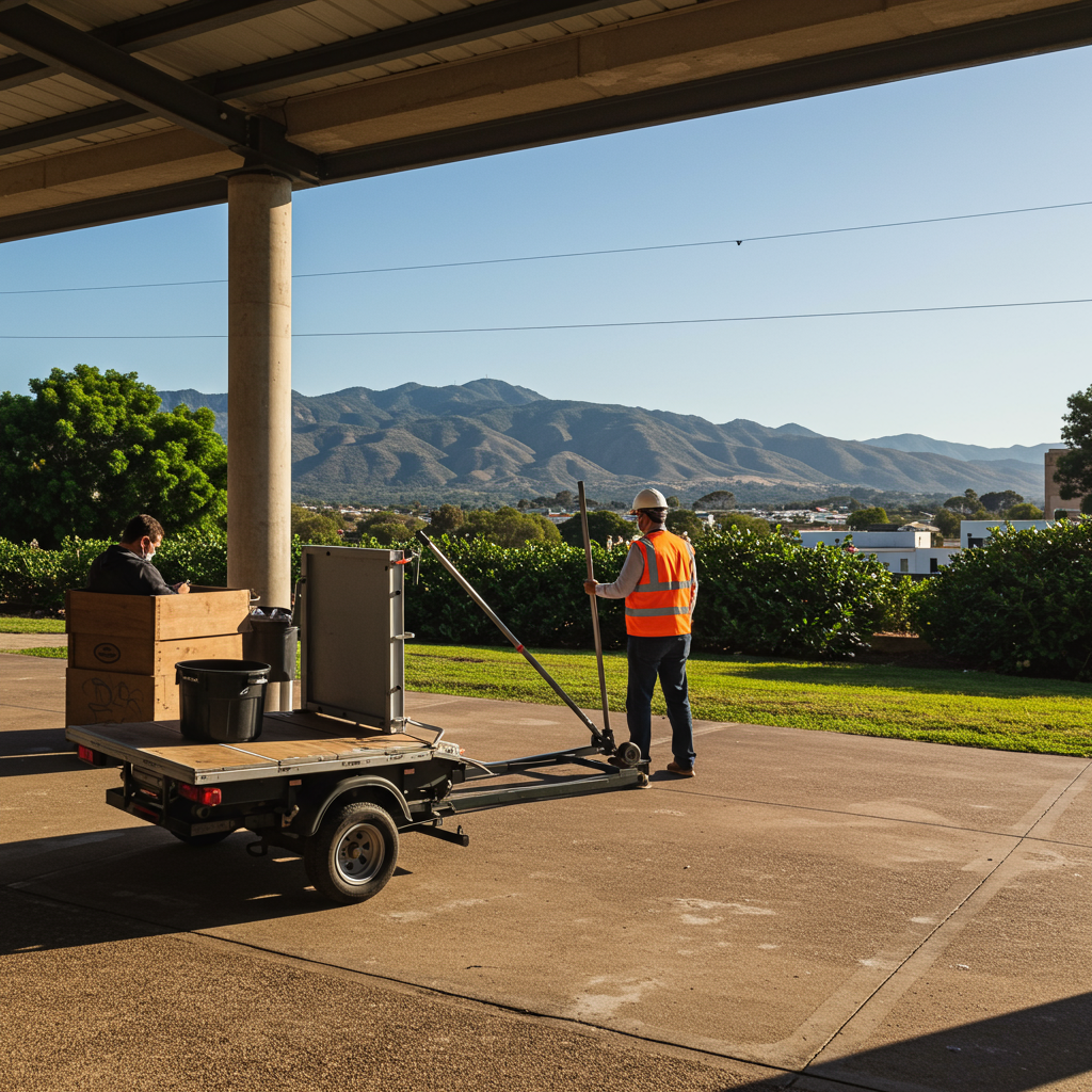 A team collaborating on a logistical plan in a professional setting