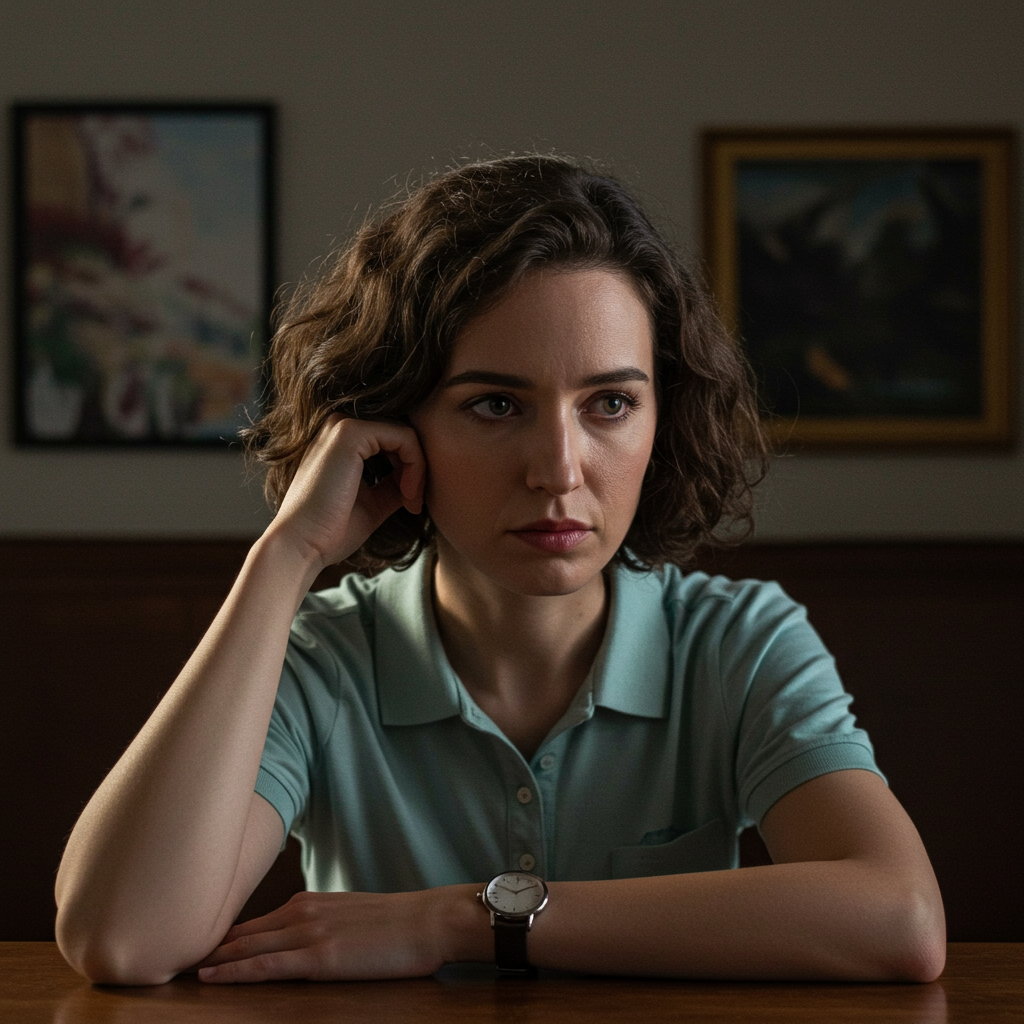 A writer's desk with a script, notes, and a laptop, symbolizing the strategic process of creating a show narrative.