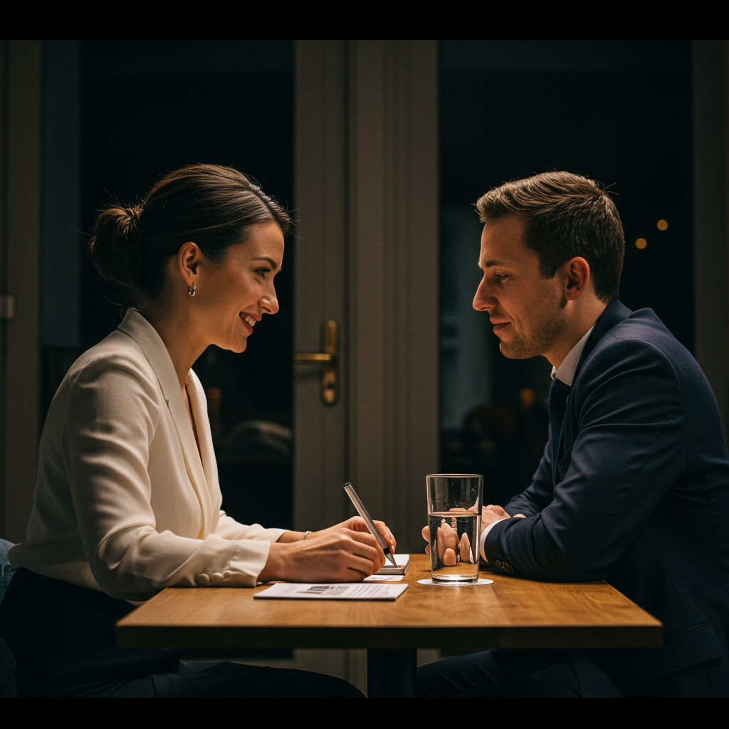 Event professional strategically planning their personal brand on a whiteboard.