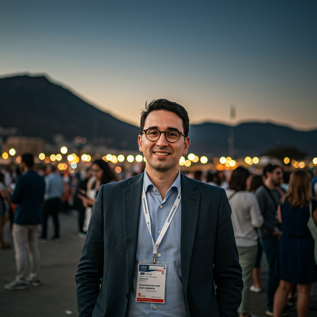 Infographic illustrating the three scopes of carbon emissions at an event.