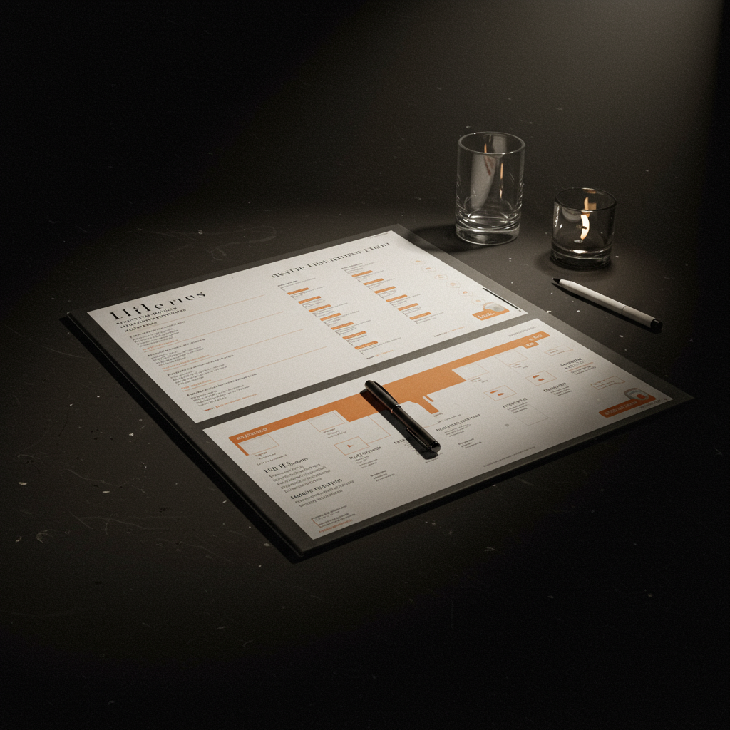 Example of a well-structured run of show template