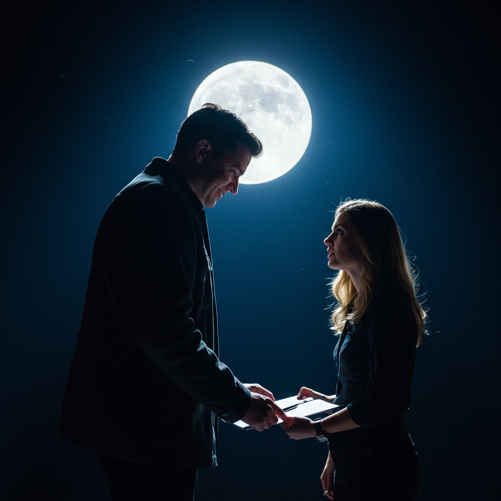 A team of event organizers reviewing a risk management plan on a tablet.