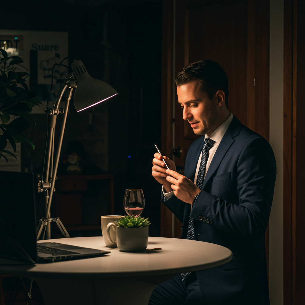 Event professional at a strategic networking session in Canada.