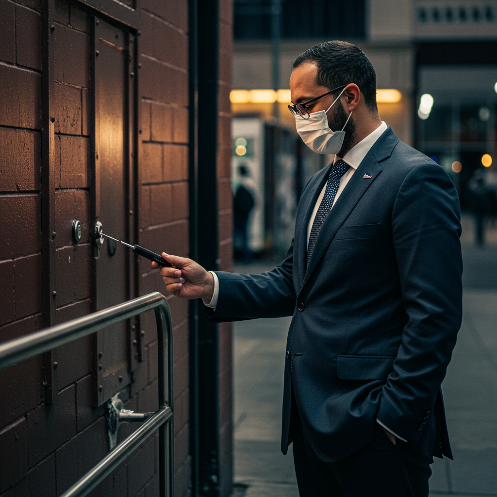 Visual comparison of a security guard, a concierge, and a security team at an event.