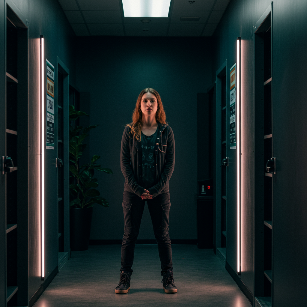 A well-equipped, spacious, and carefully lit greenroom, ready to welcome an artist.