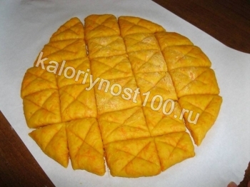 Диетическое печенье из моркови