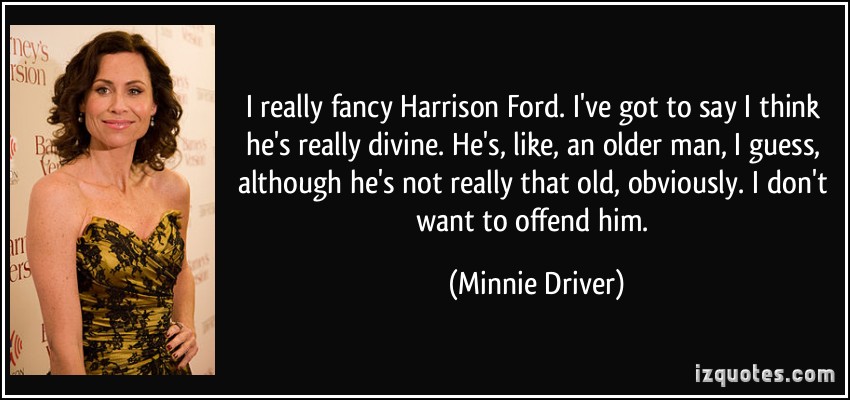 Harrison ford minnie driver #3 Harrison ford minnie driver #3
