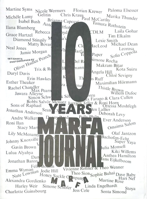 Marfa: My Decade of Decadence magazine cover