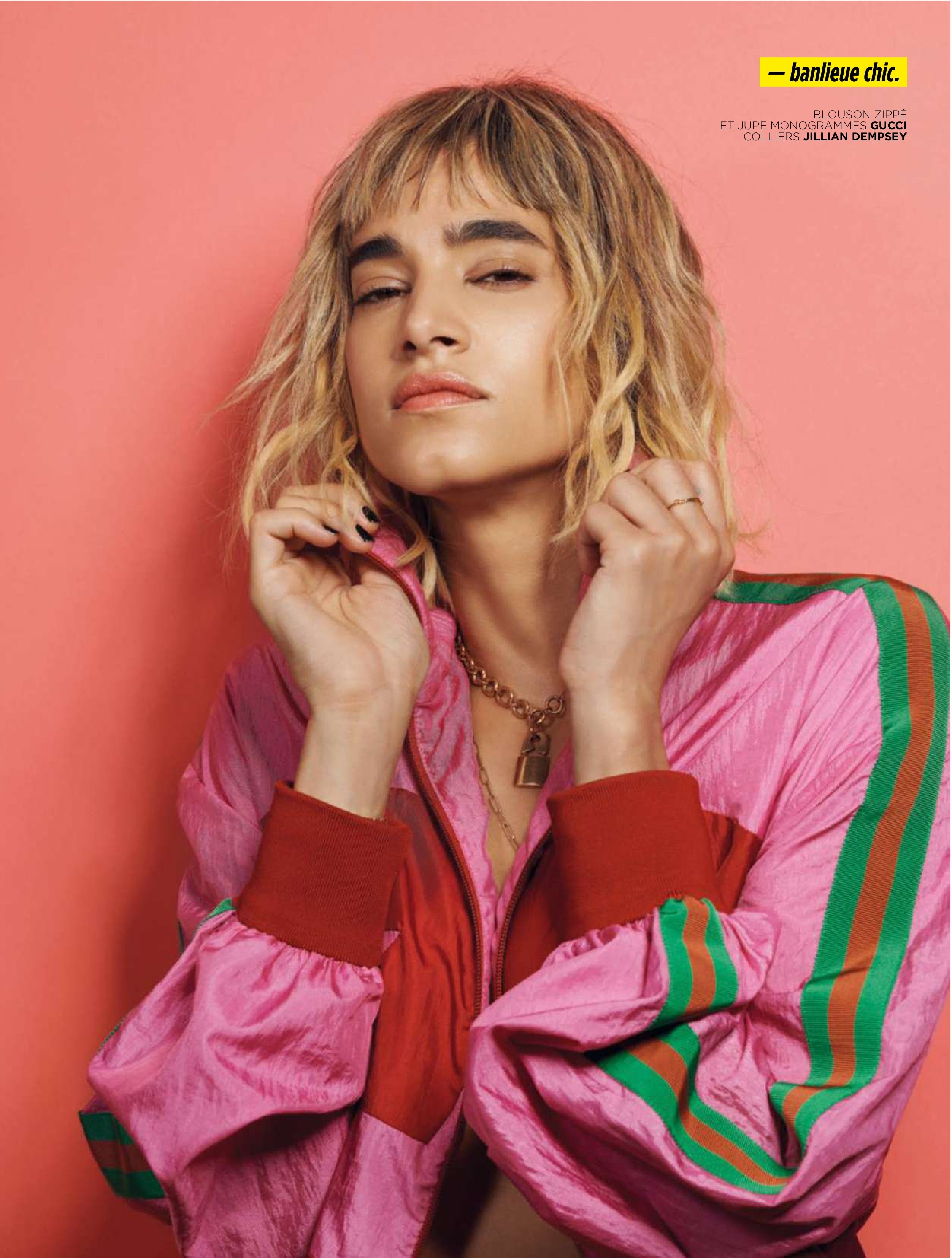 Sofia Boutella hot blonde look