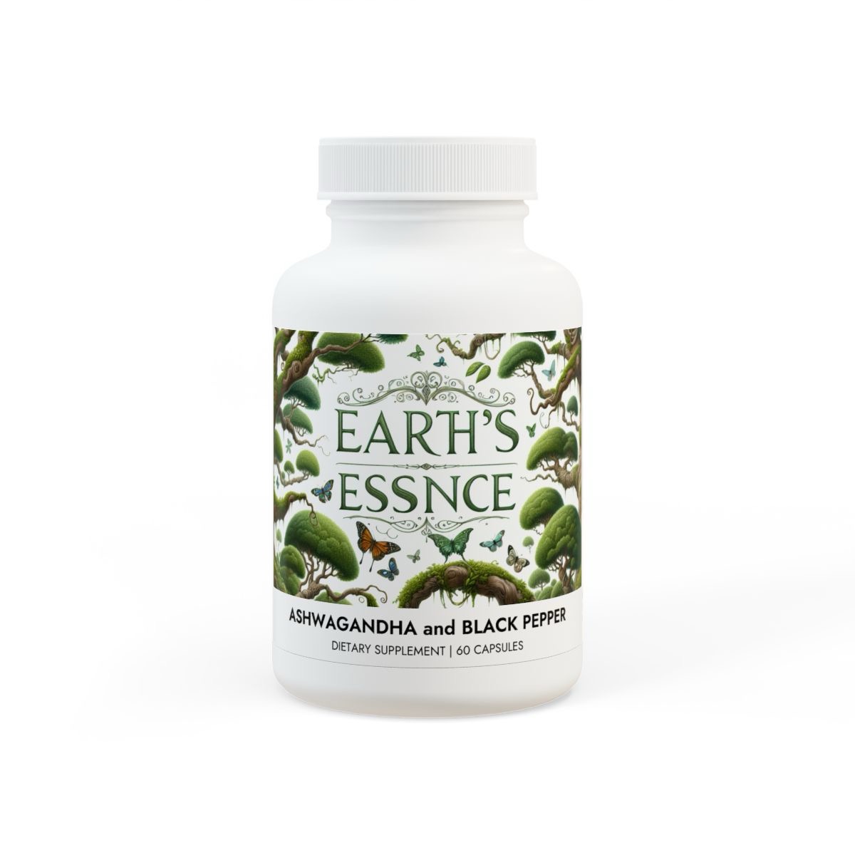 Ashwagandha and Black Pepper Supplement