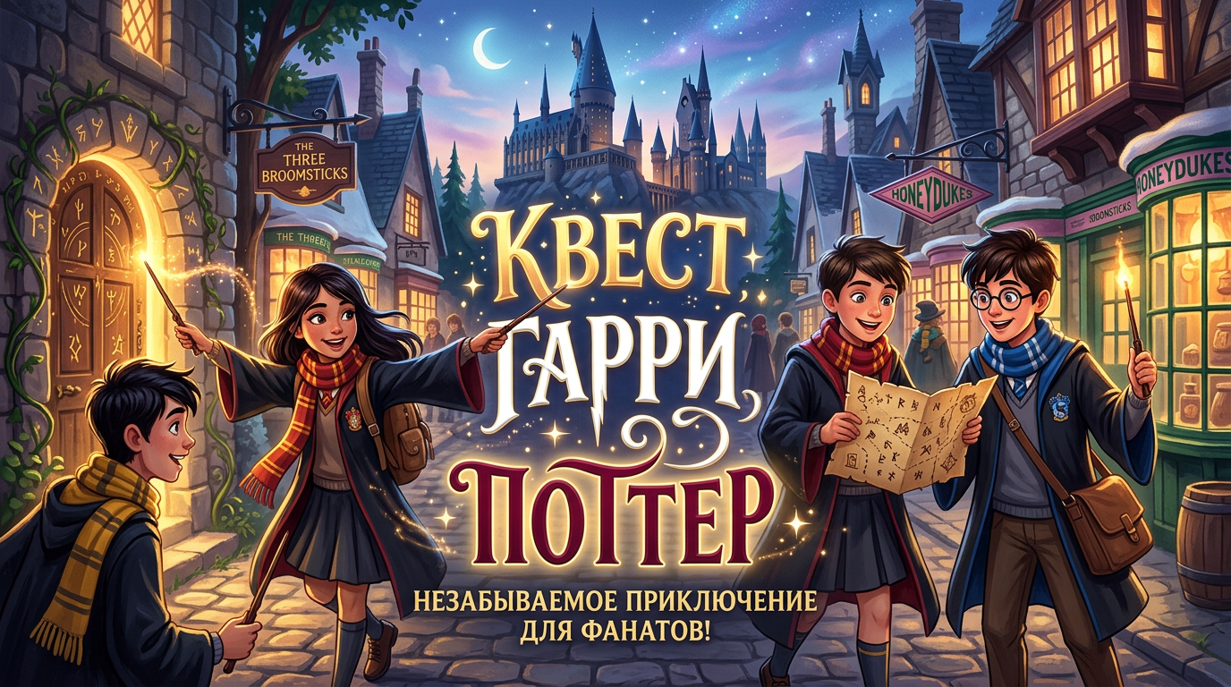 Квест Гарри Поттер / Хогвартс — тематические квест-румы