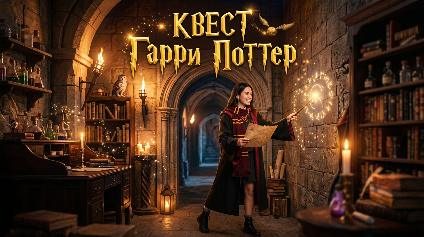 Квест Гарри Поттер / Хогвартс — тематические квест-румы