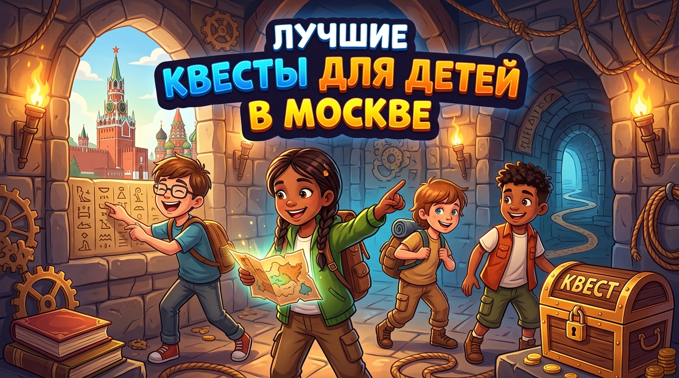 Квесты для детей в Москве: лучшие escape-room для семей