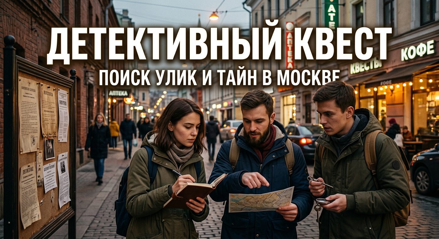 Квест-детектив — расследование в формате escape-room