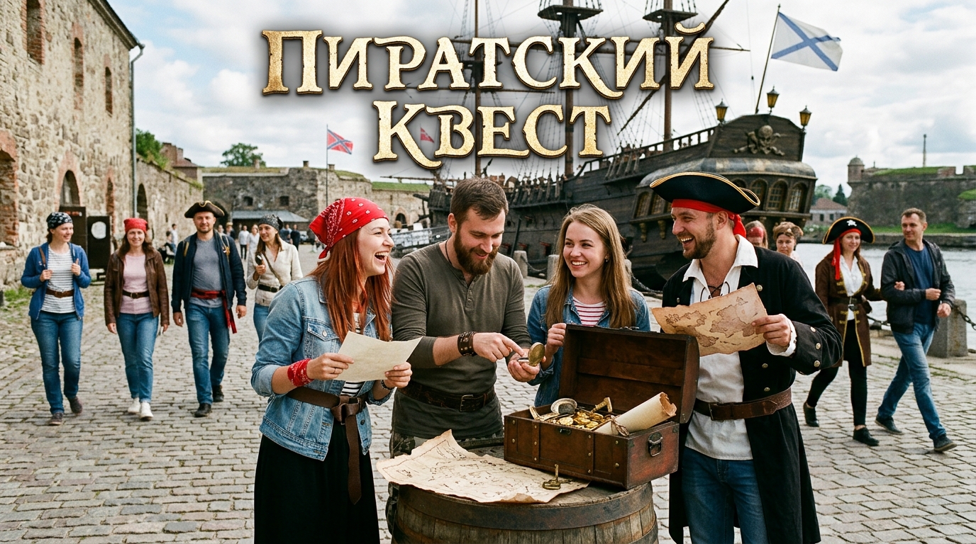Квест Пираты — приключенческая escape-room