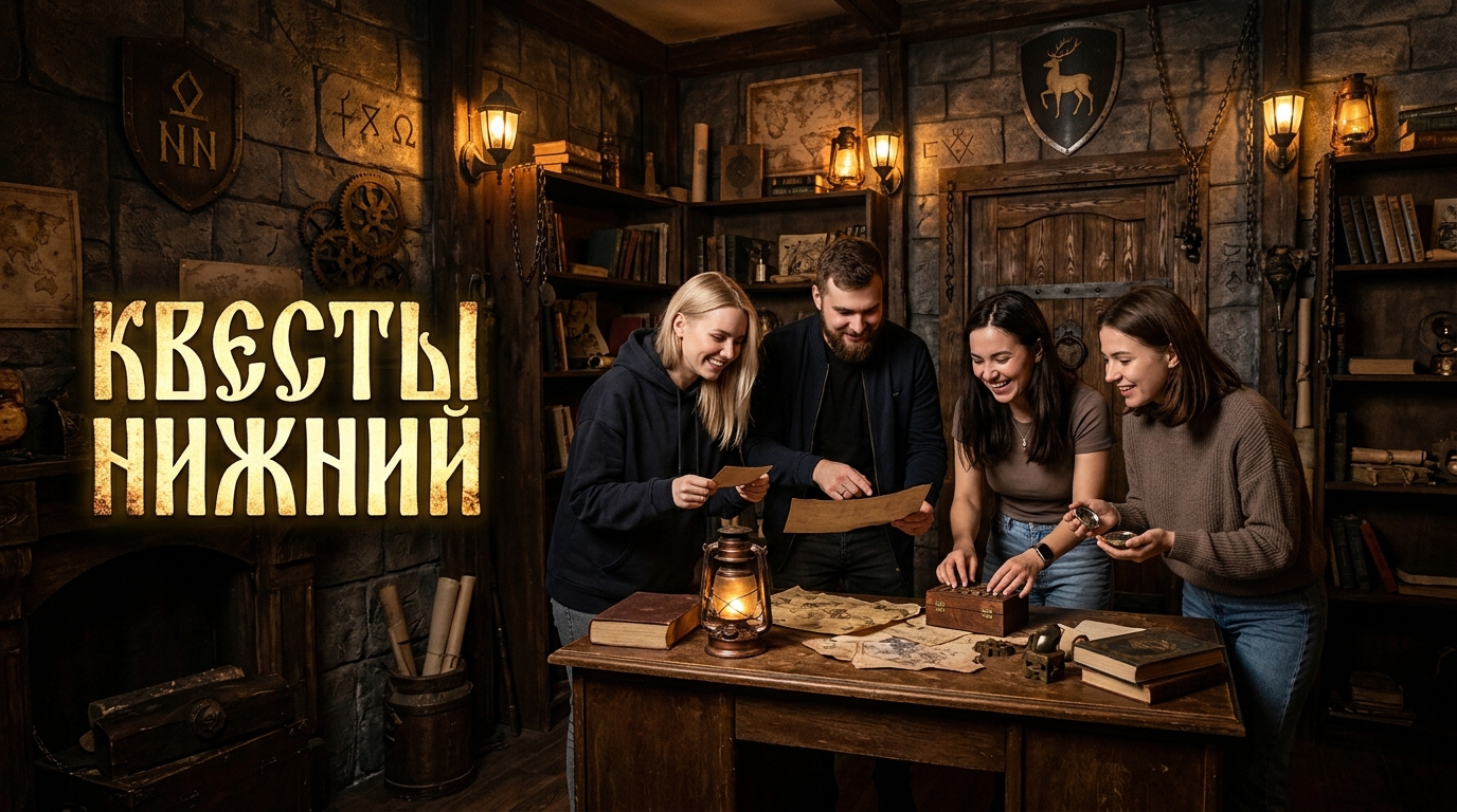 Квесты в Нижний Новгород: лучшие escape-room и квест-румы города