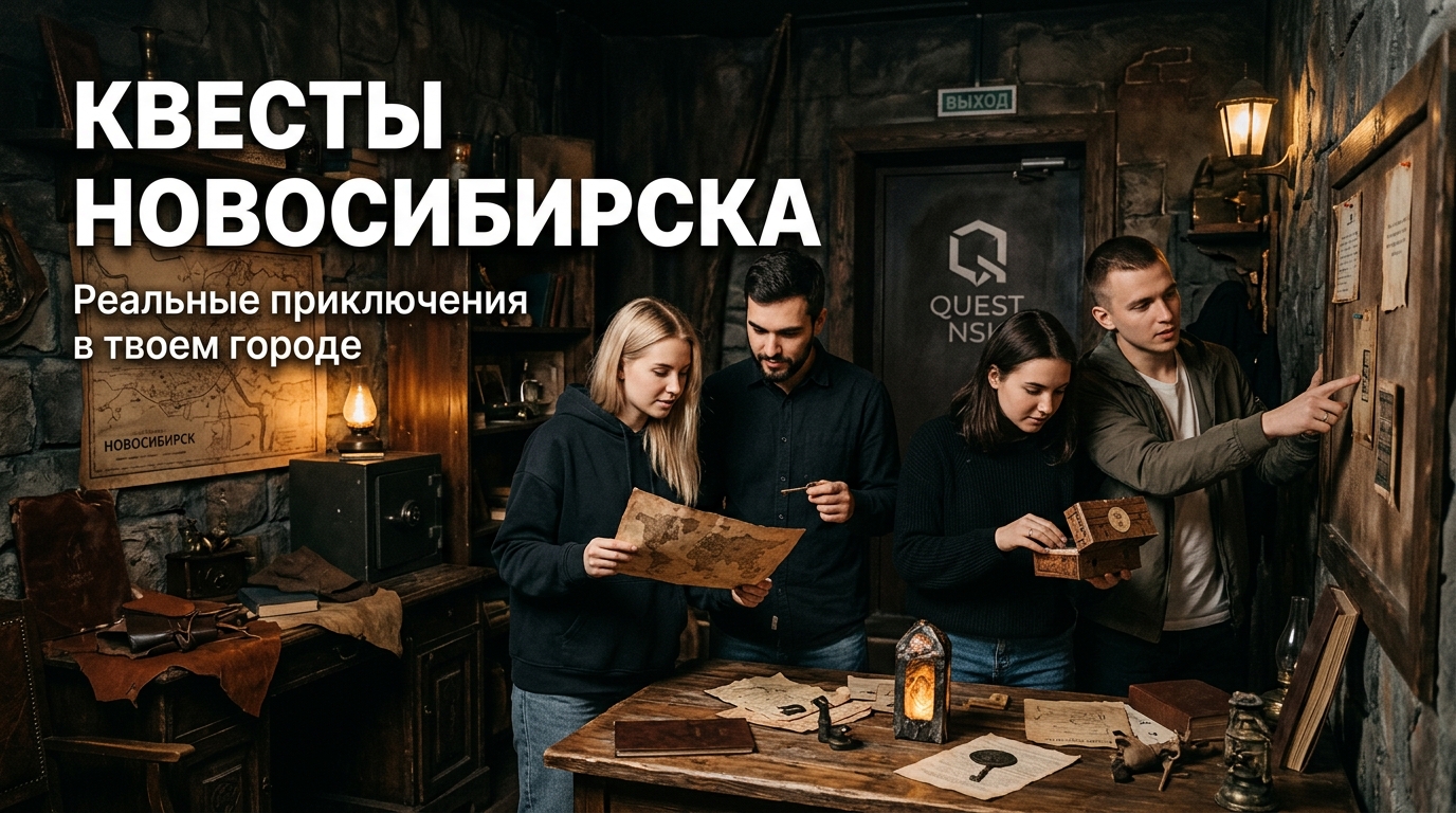 Квесты в Новосибирск: лучшие escape-room и квест-румы города