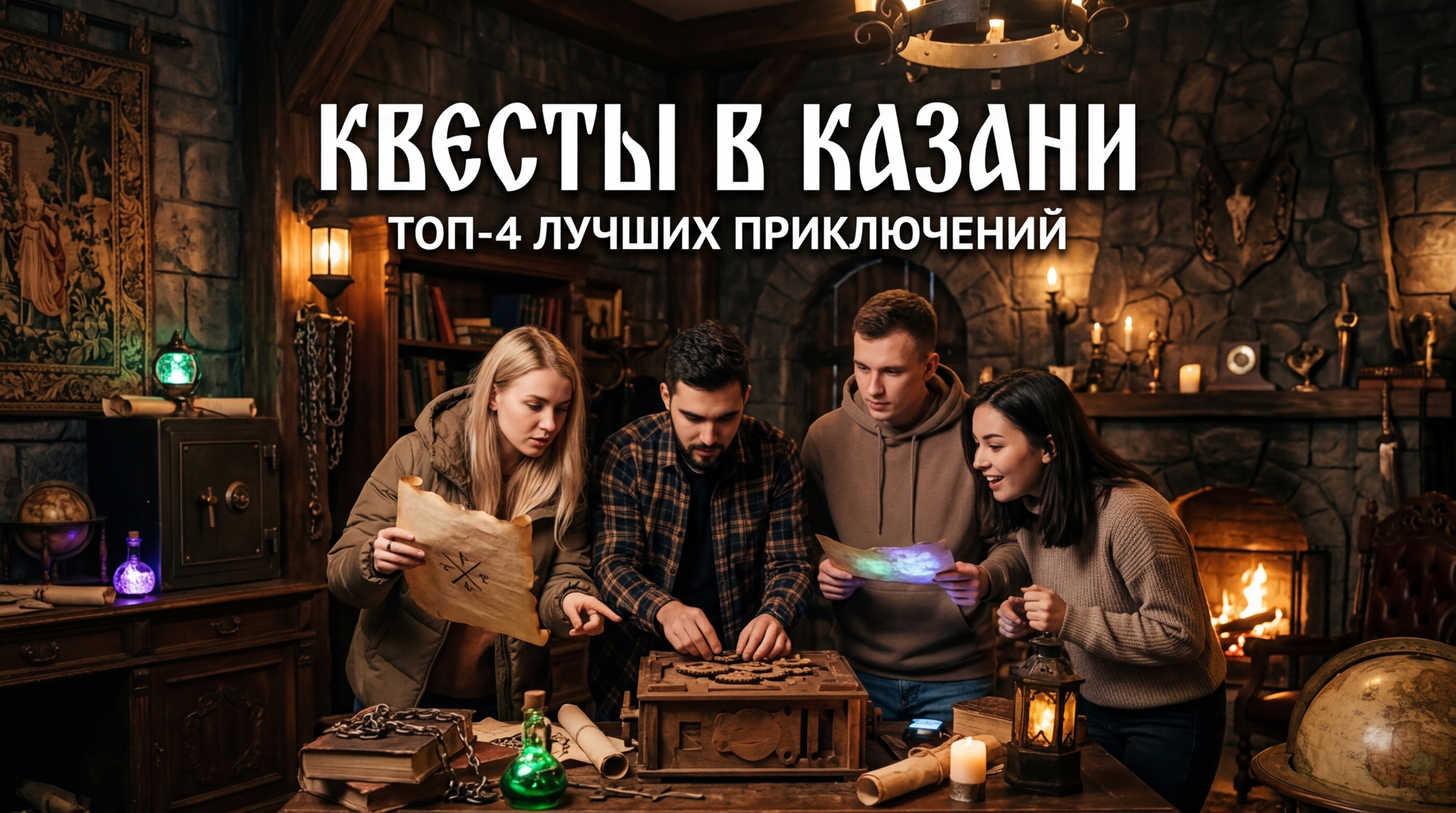 Квесты в Казань: лучшие escape-room и квест-румы города