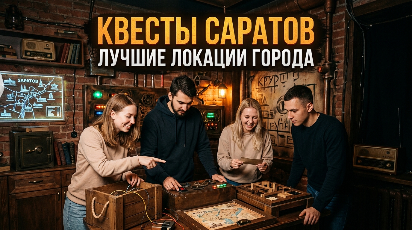 Квесты в Саратов: лучшие escape-room и квест-румы города