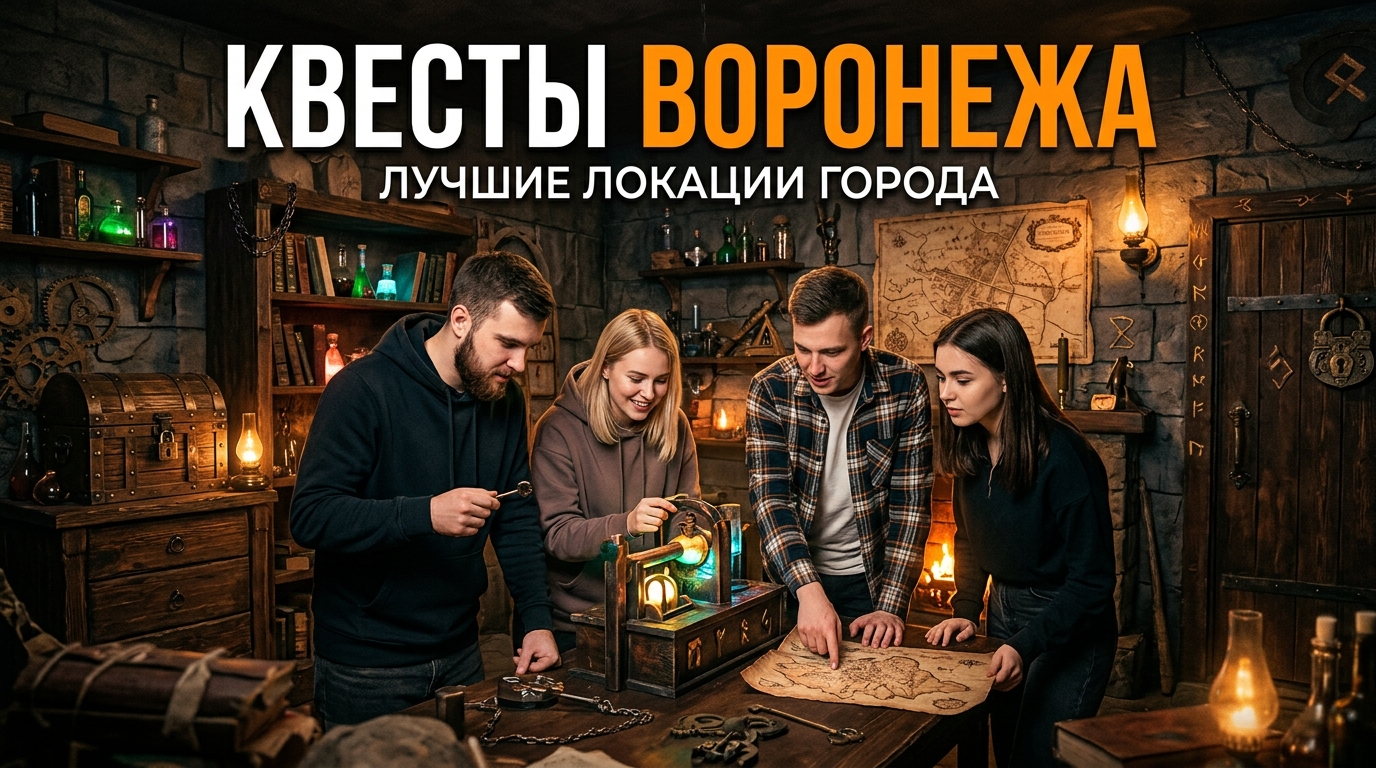 Квесты в Воронеж: лучшие escape-room и квест-румы города