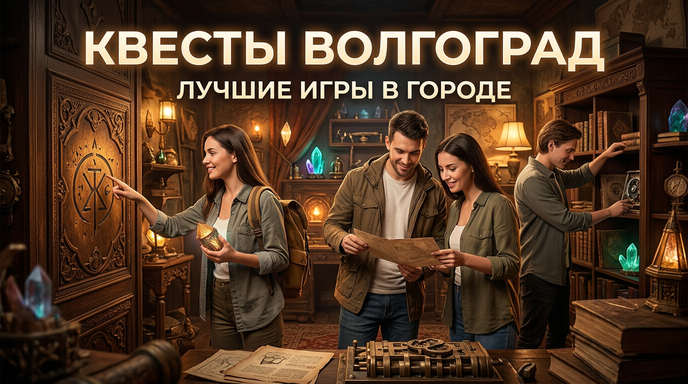 Квесты в Волгоград: лучшие escape-room и квест-румы города