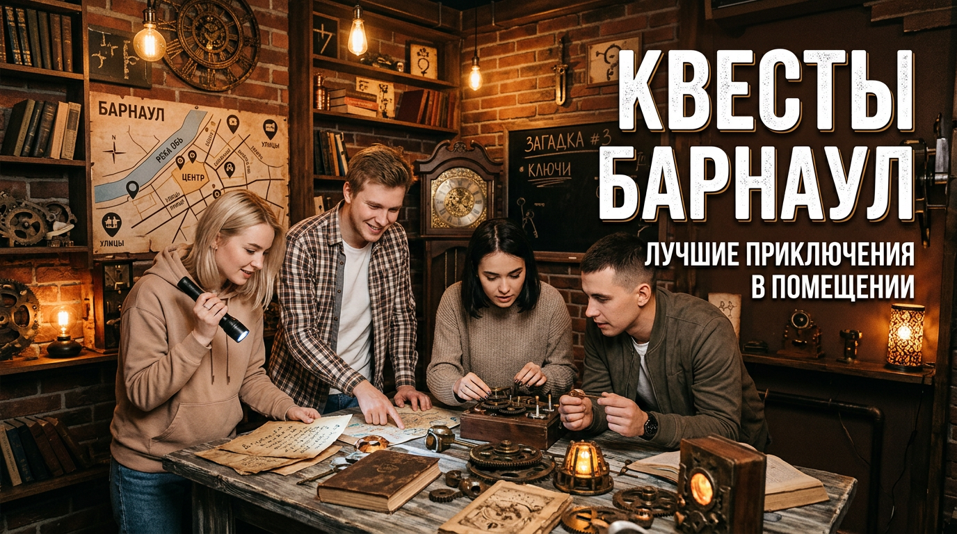 Квесты в Барнаул: лучшие escape-room и квест-румы города