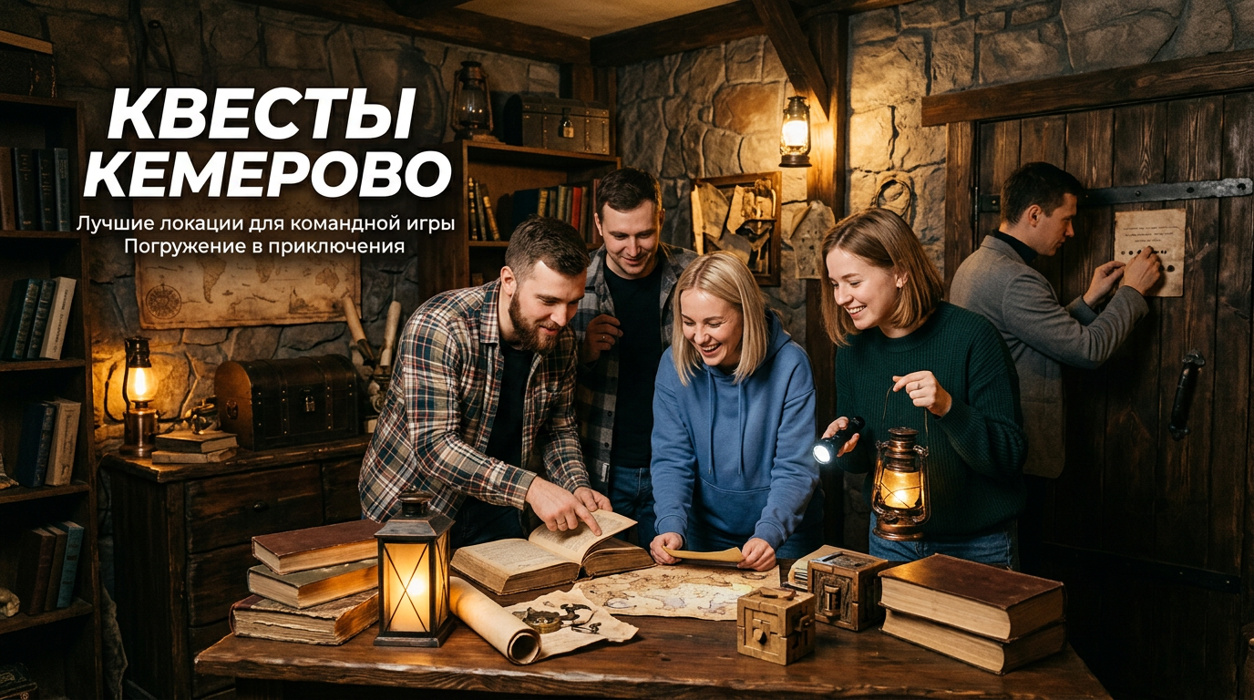 Квесты в Кемерово: лучшие escape-room и квест-румы города
