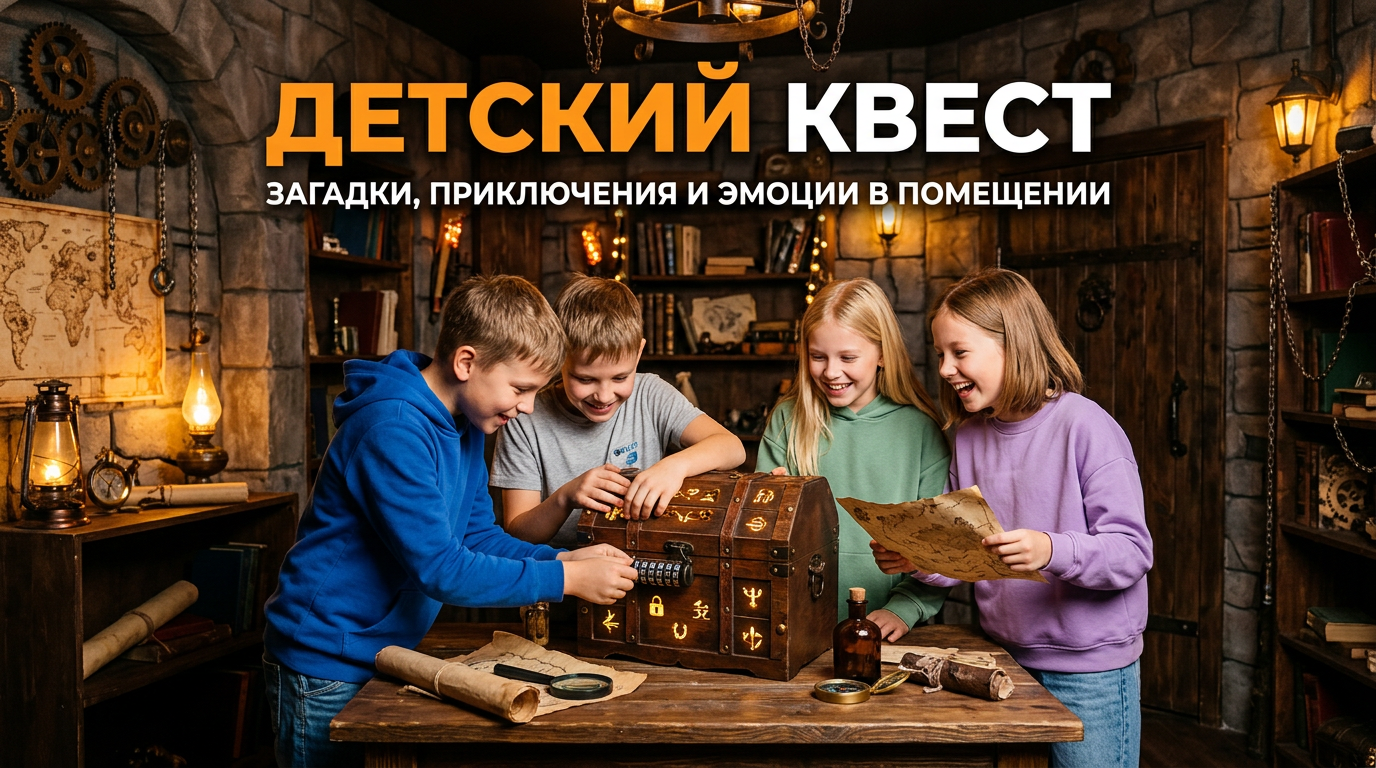 Квесты для детей: как выбрать escape-room для ребёнка