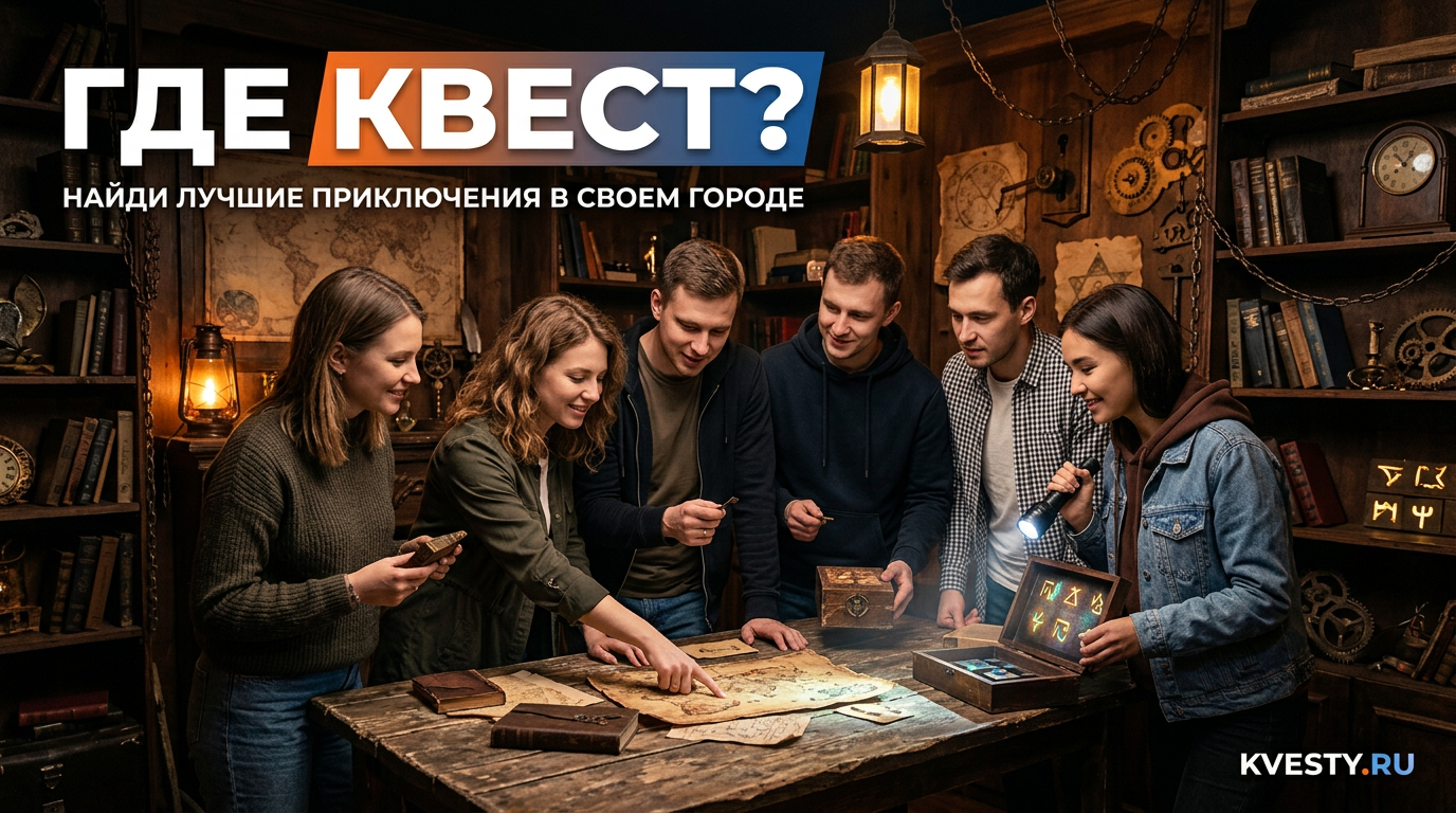 Как найти квест рядом: поиск escape-room