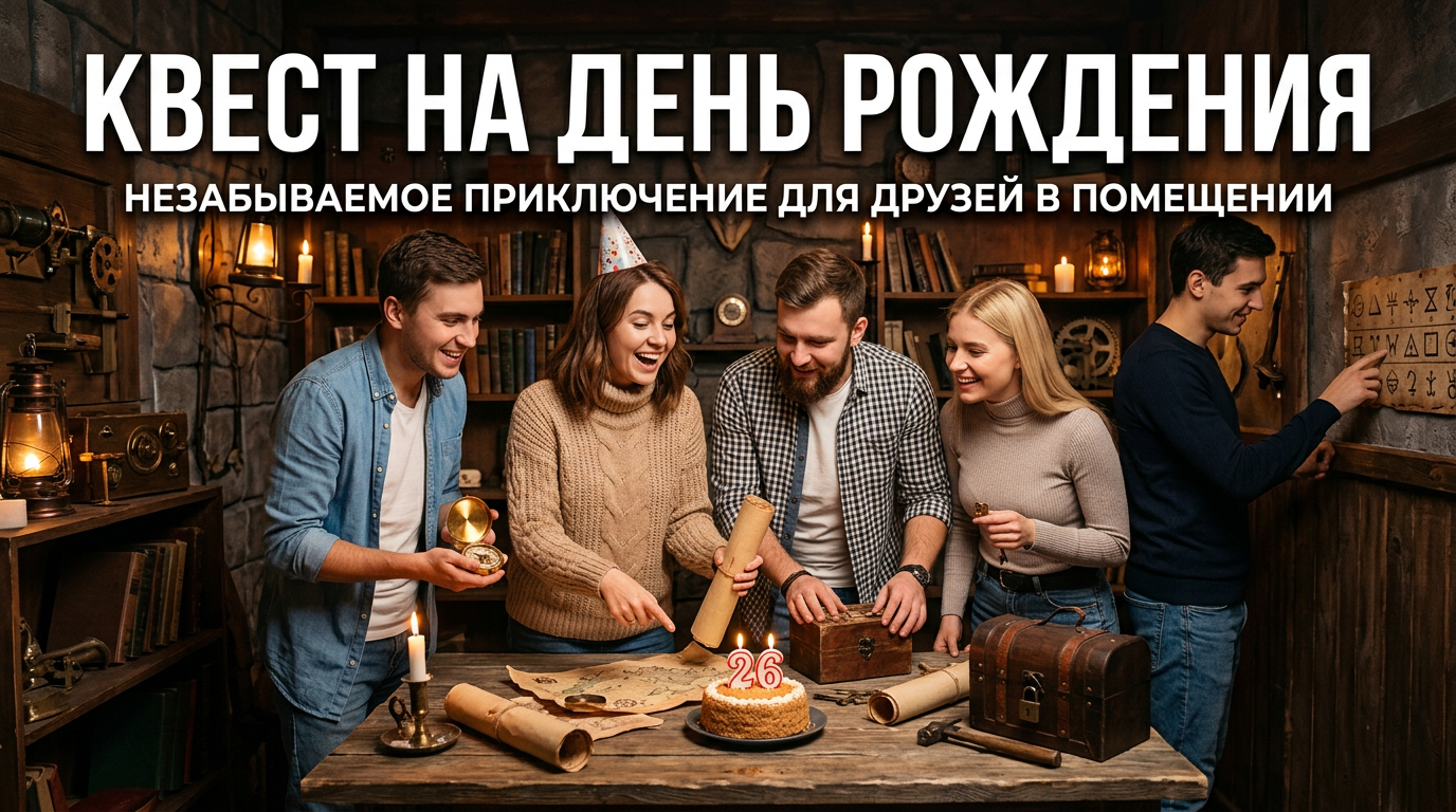 Квест на день рождения: лучшие escape-room для праздника