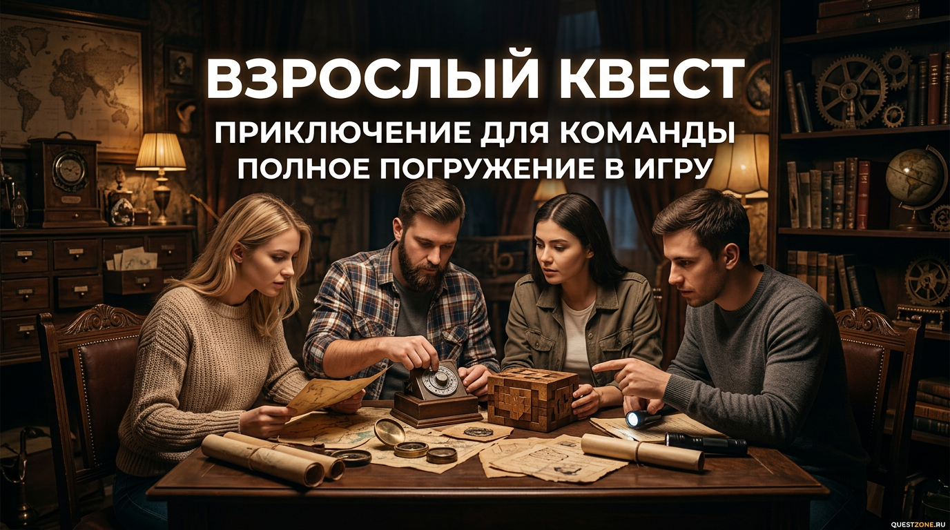 Квесты для взрослых: escape-room без возрастных ограничений