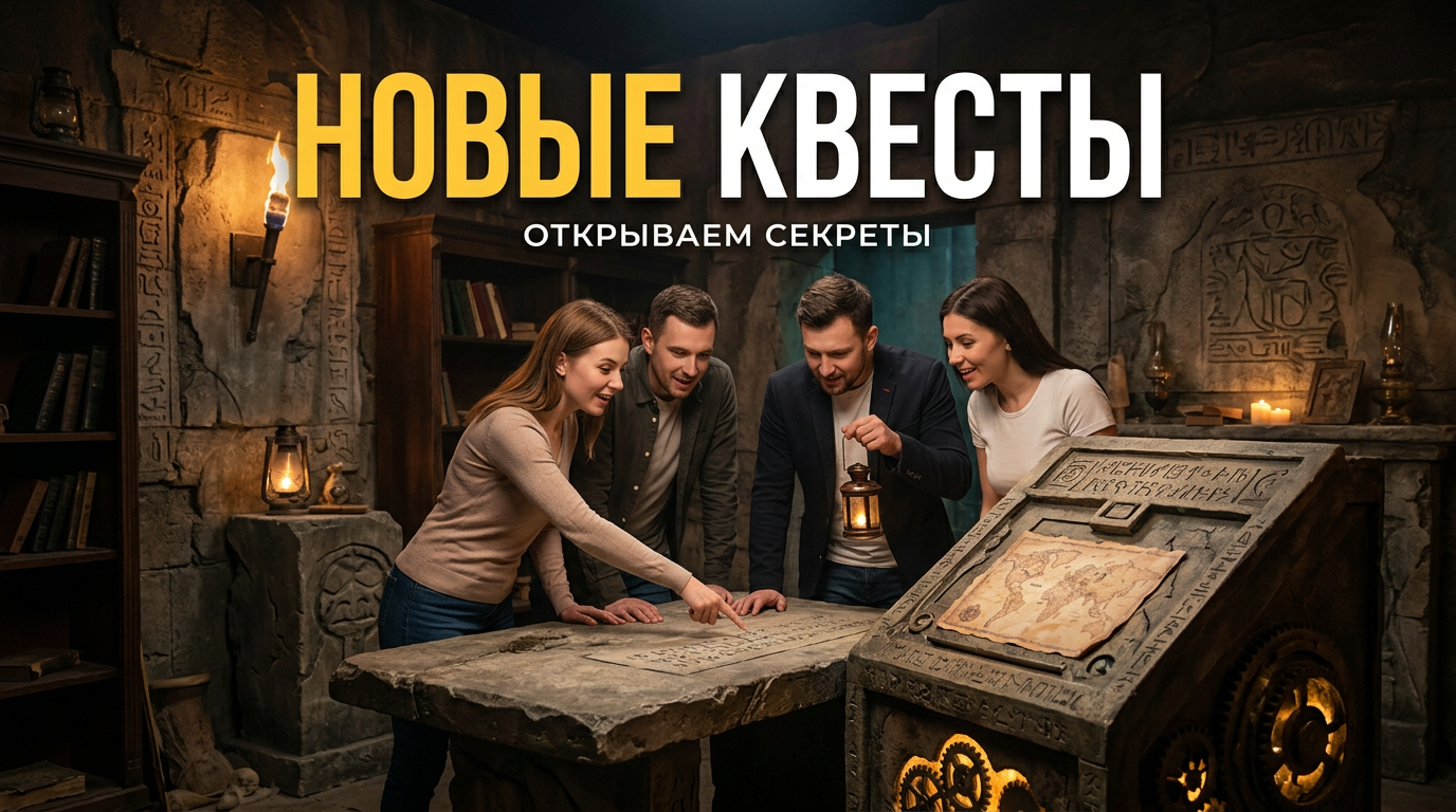 Новые квесты: свежие escape-room и квест-румы