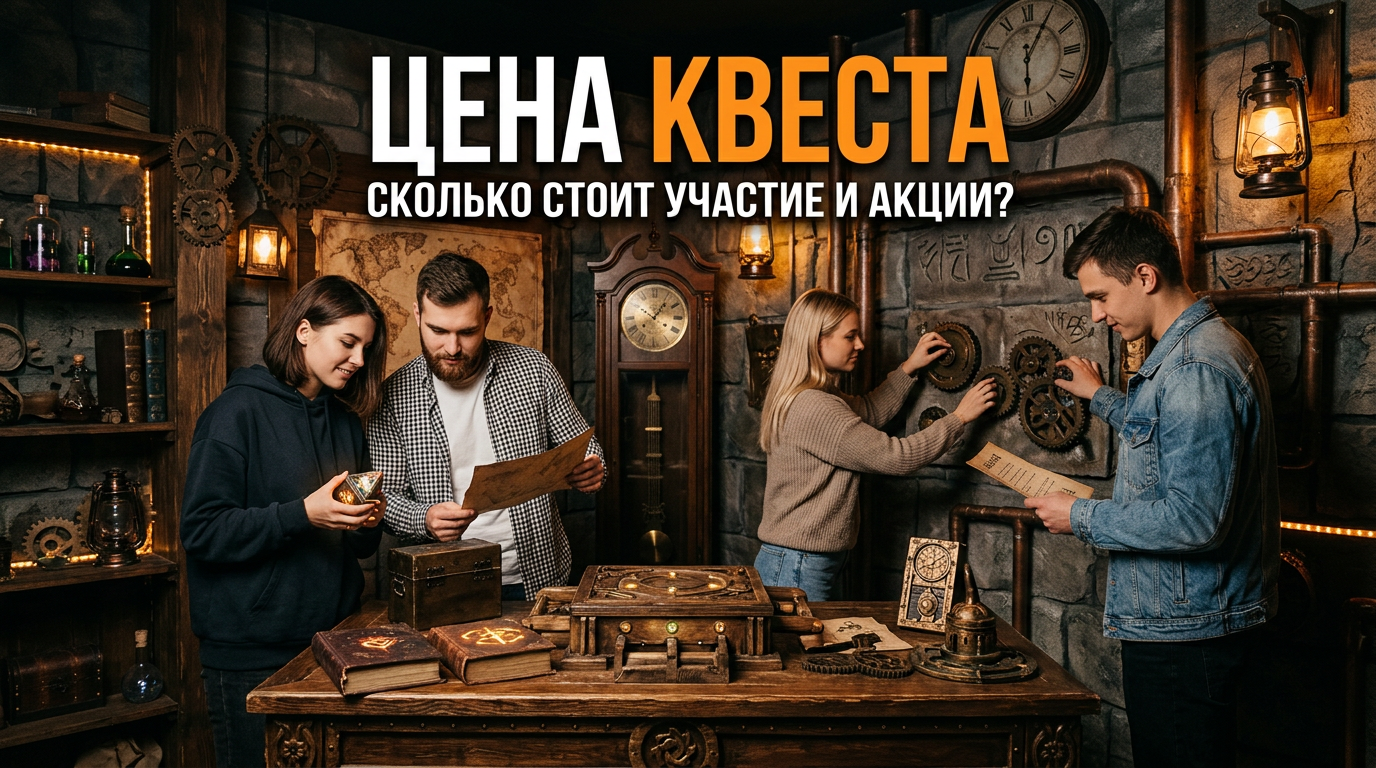 Цены на квесты: сколько стоит escape-room