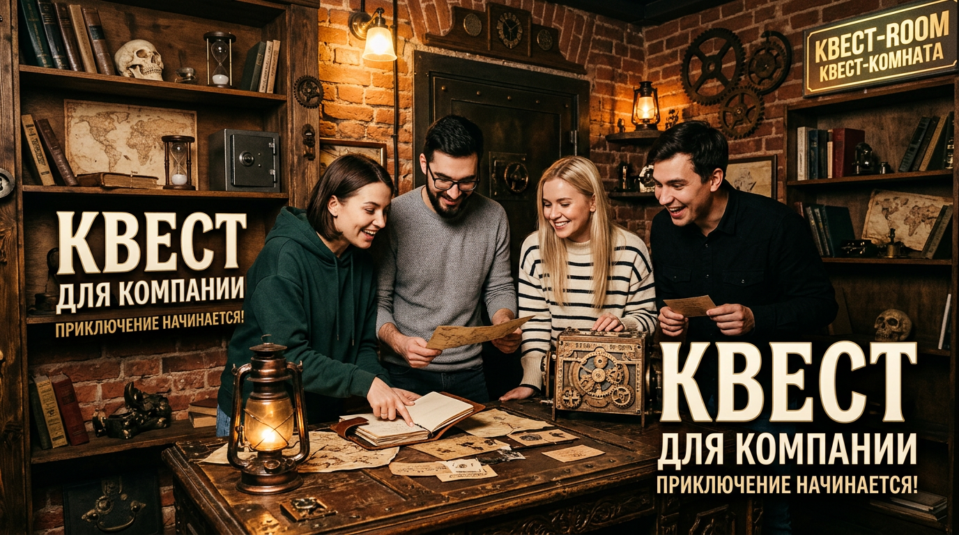 Квест для компании: групповые escape-room для команды