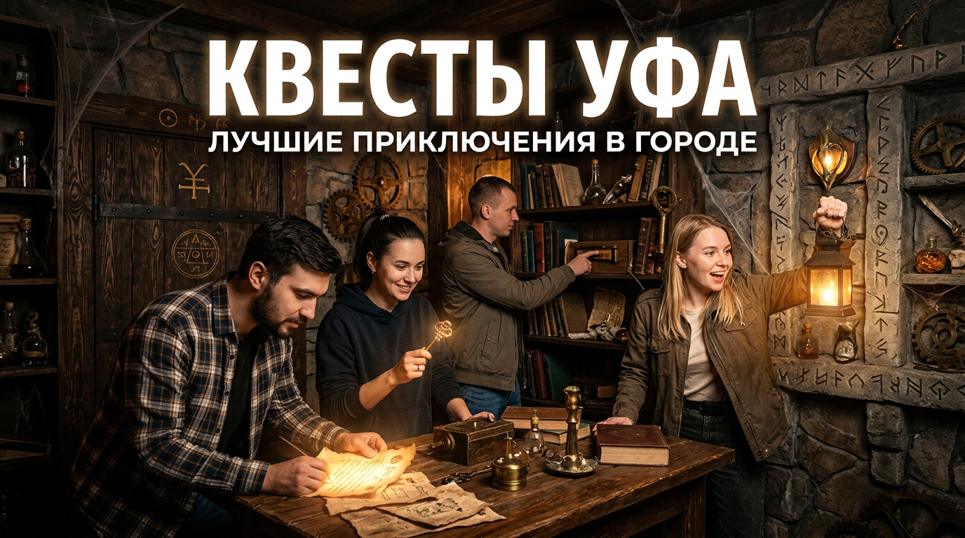 Квесты в Уфа: лучшие escape-room и квест-румы города
