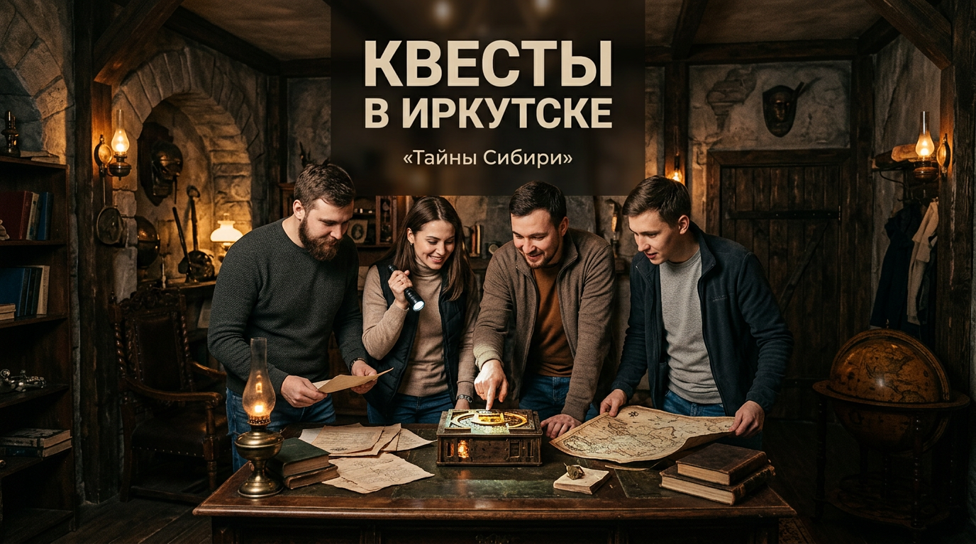 Квесты в Иркутск: лучшие escape-room и квест-румы города