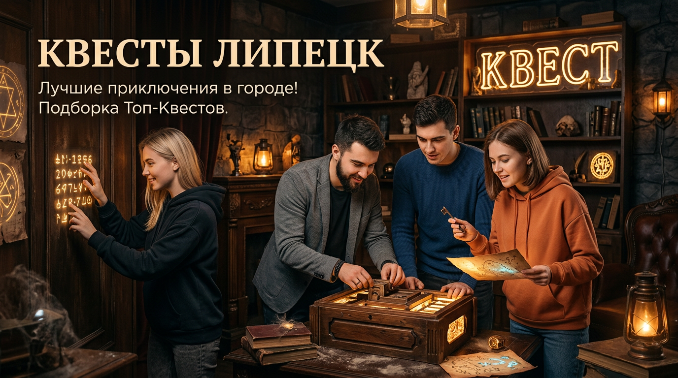 Квесты в Липецк: лучшие escape-room и квест-румы города