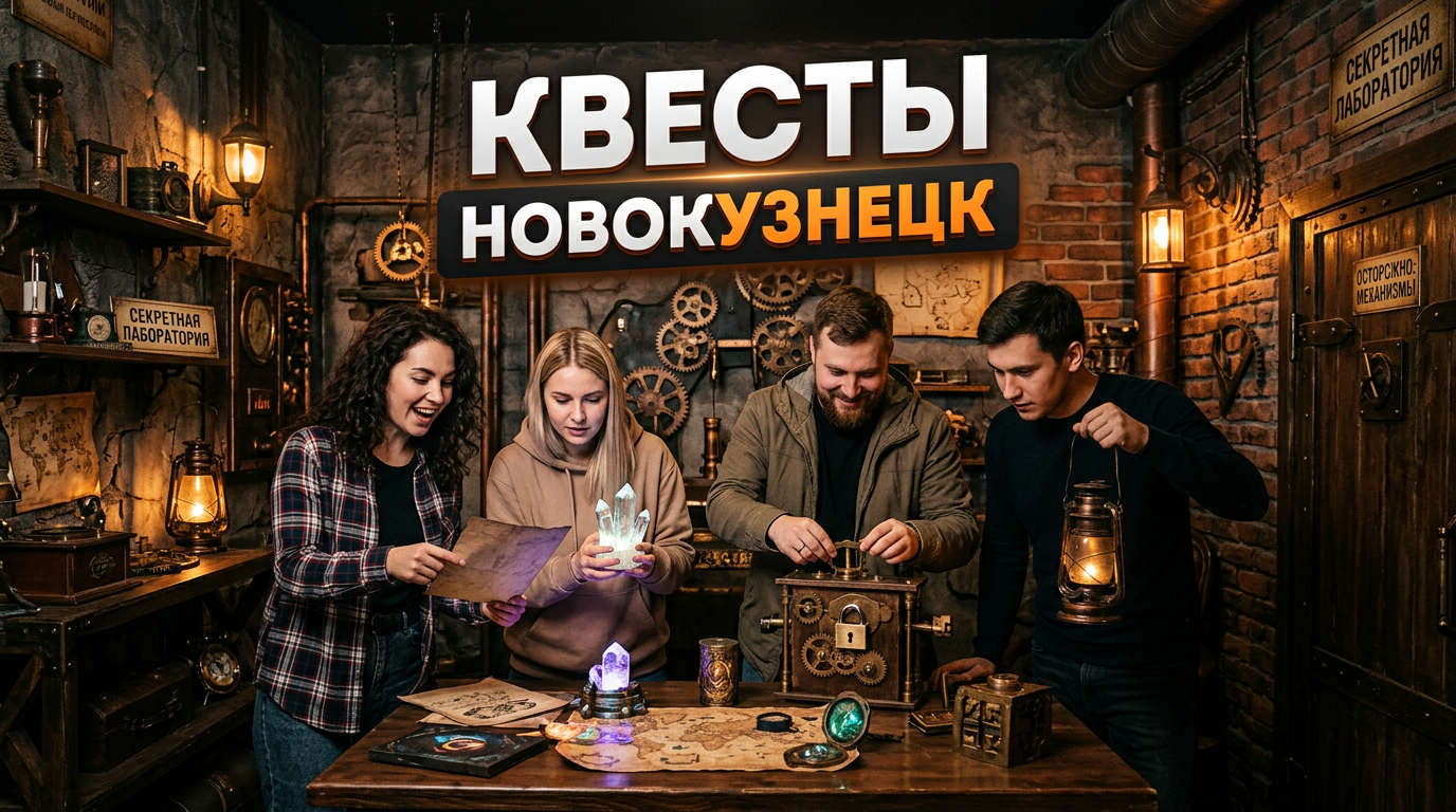 Квесты в Новокузнецк: лучшие escape-room и квест-румы города