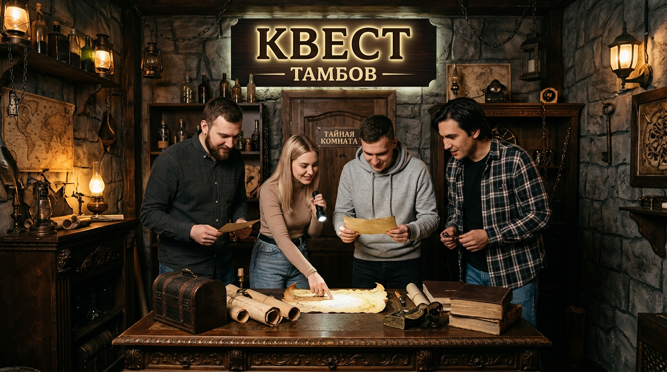 Квесты в Тамбов: лучшие escape-room и квест-румы города