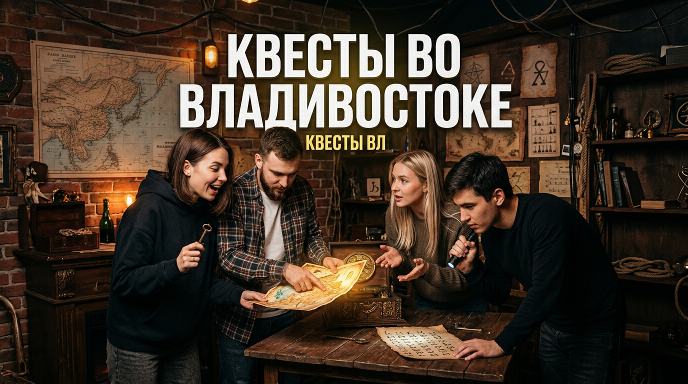 Квесты в Владивосток: лучшие escape-room и квест-румы города