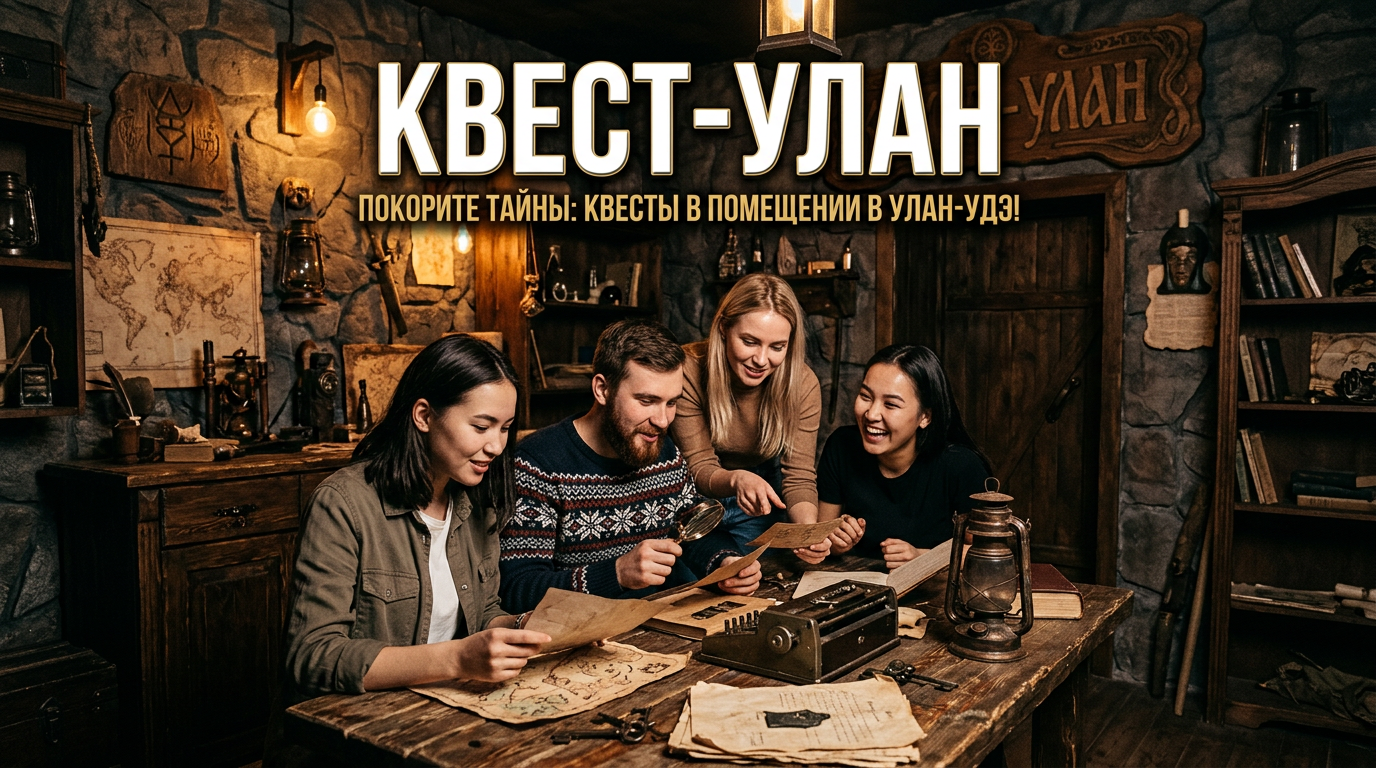 Квесты в Улан-Удэ: лучшие escape-room и квест-румы города