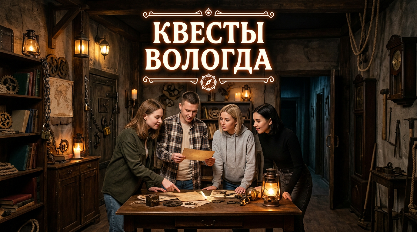 Квесты в Вологда: лучшие escape-room и квест-румы города