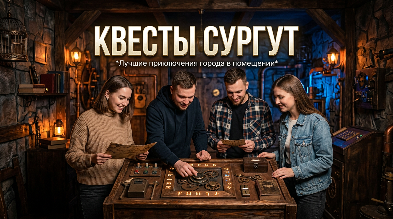 Квесты в Сургут: лучшие escape-room и квест-румы города