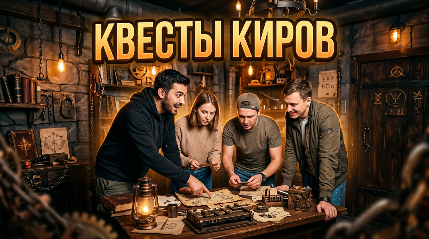 Квесты в Киров: лучшие escape-room и квест-румы города