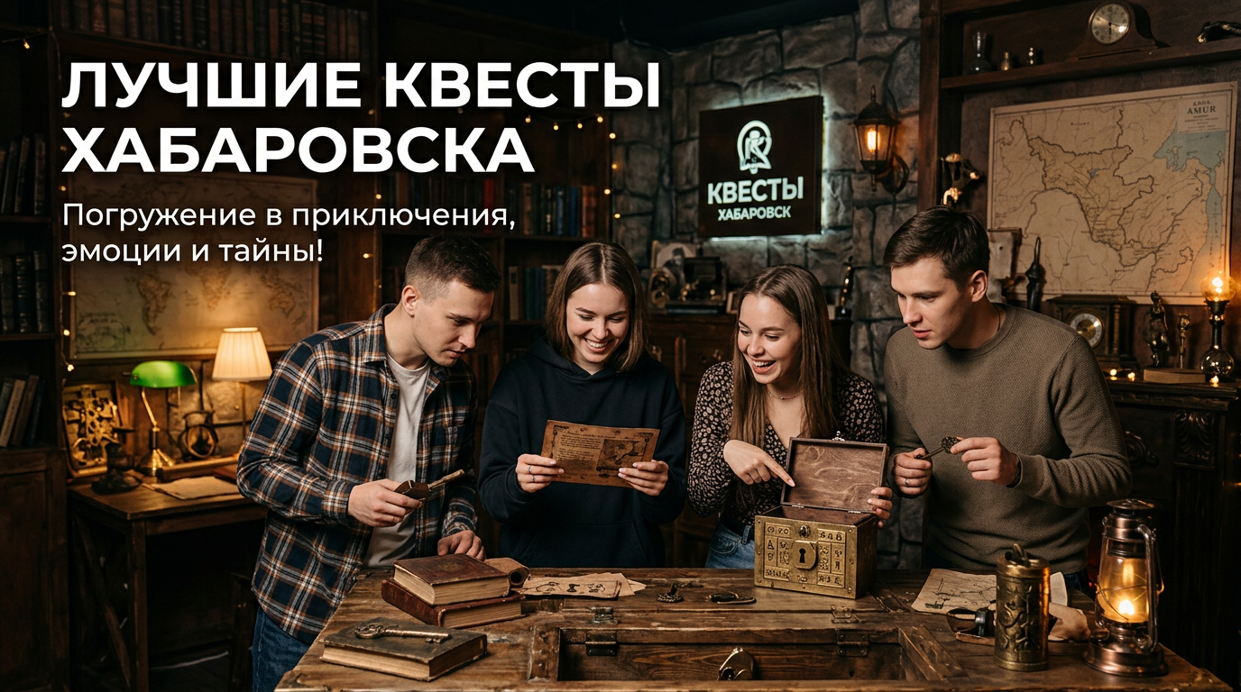 Квесты в Хабаровск: лучшие escape-room и квест-румы города