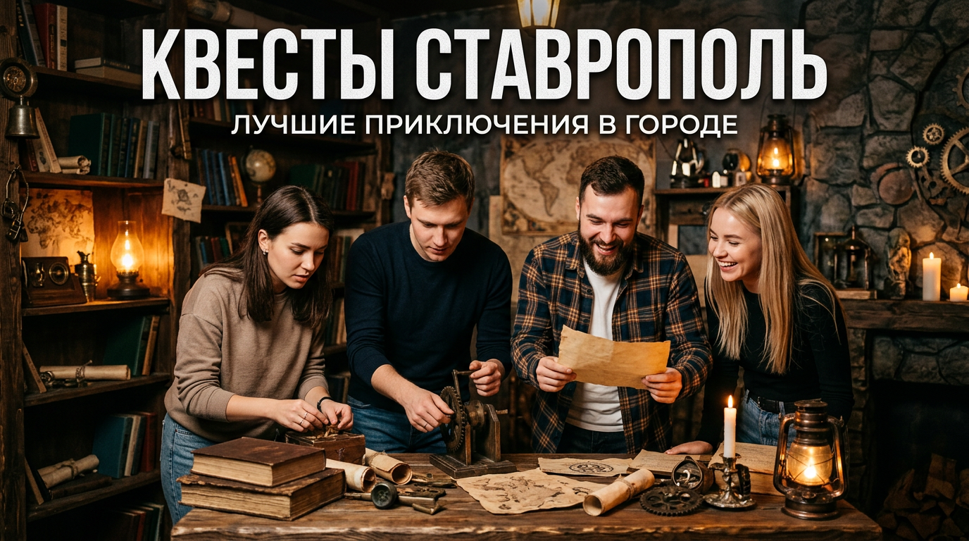 Квесты в Ставрополь: лучшие escape-room и квест-румы города
