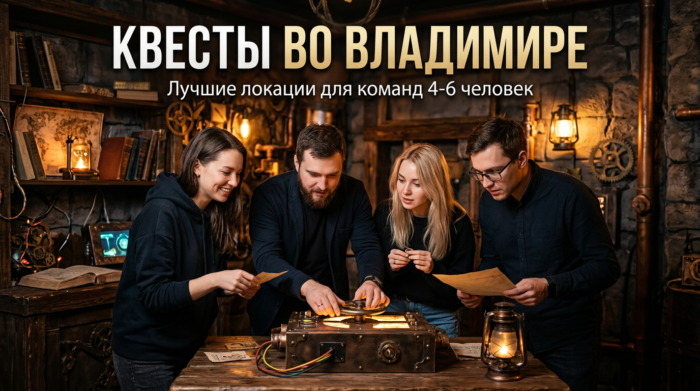 Квесты в Владимир: лучшие escape-room и квест-румы города