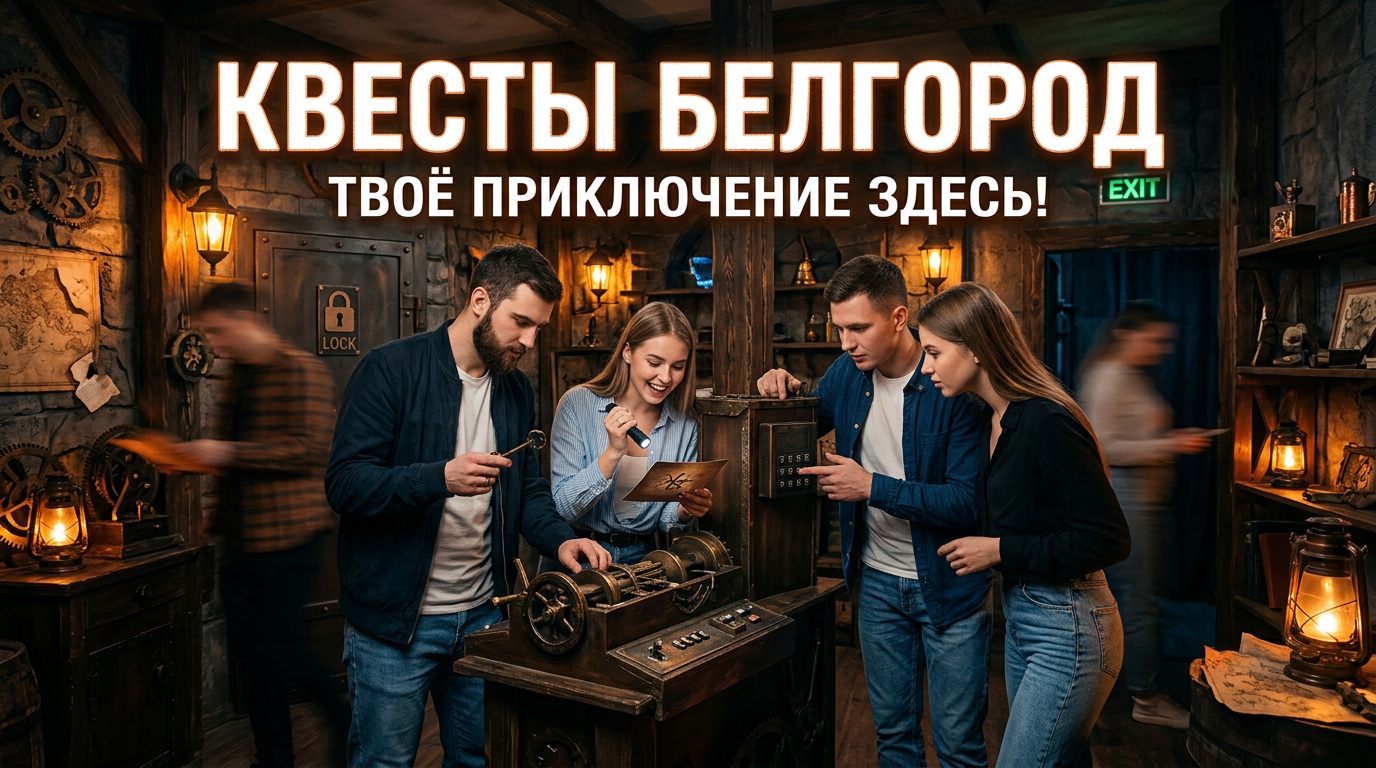 Квесты в Белгород: лучшие escape-room и квест-румы города